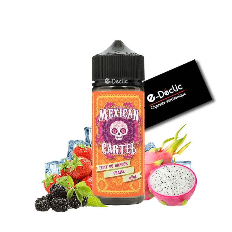 e-liquide-francais-fruit-du-dragon-fraise-mure-100ml-mexican-cartel-E-Déclic
