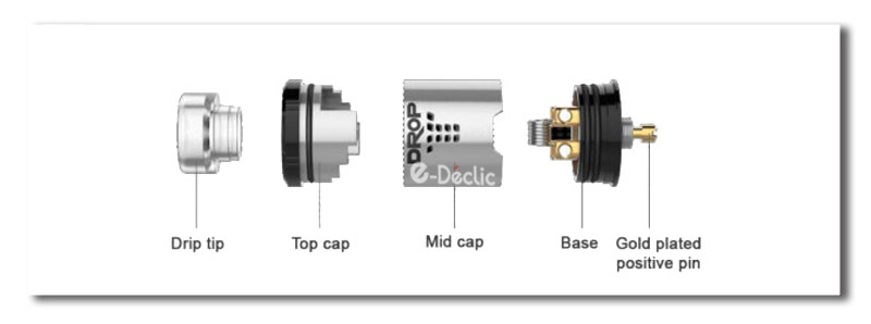 DRIPPER DROP RDA BF DIGIFLAVOR DRIPPER DROP RDA BF DIGIFLAVOR